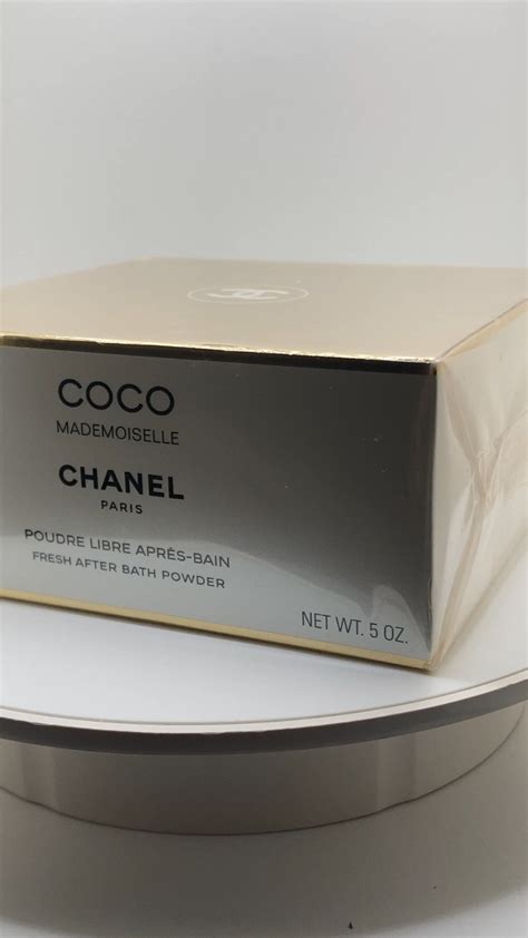 chanel coco mademoiselle fresh after bath powder|Chanel after bath body powder.